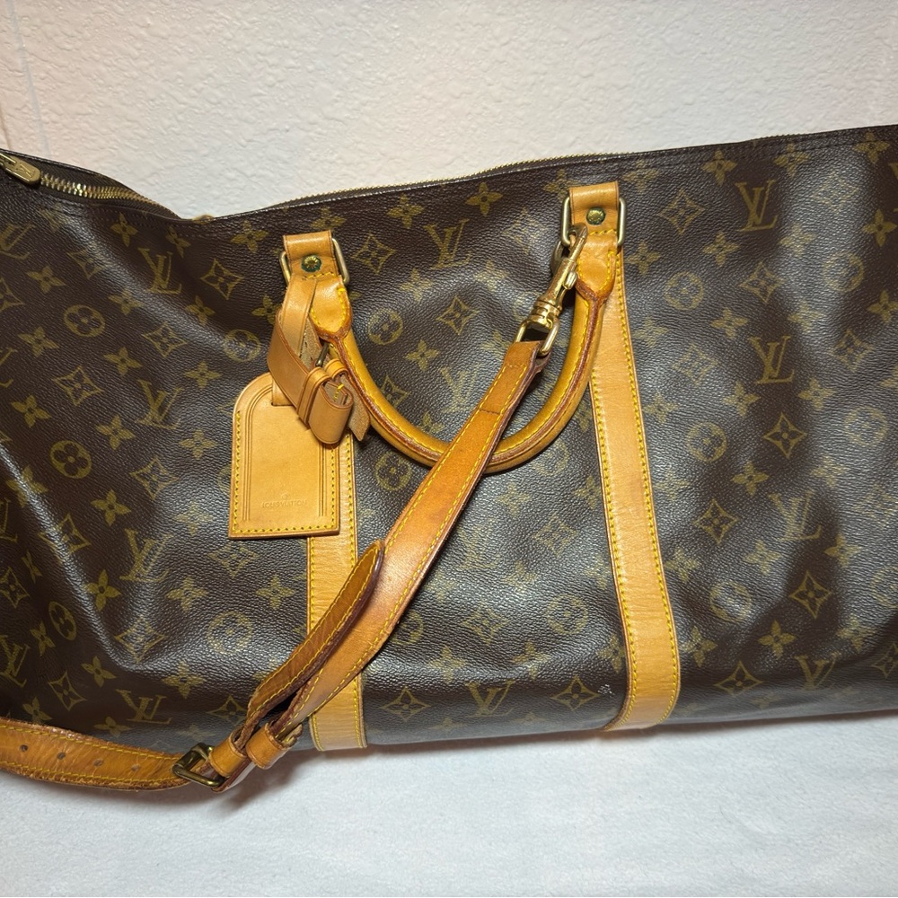 Louis Vuitton Brown and Gold Monogram Bag